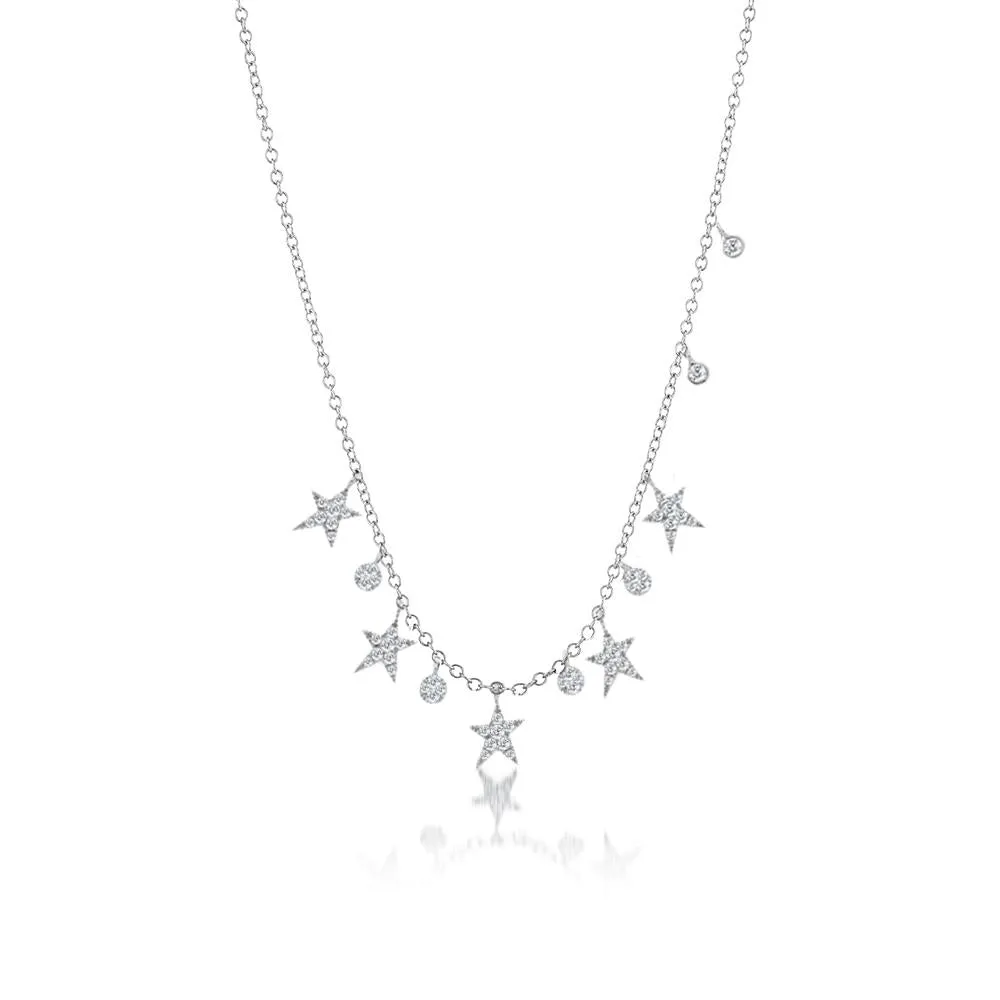 Meira T Diamond Star Necklace