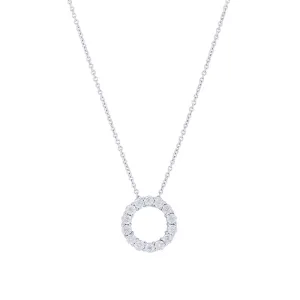 Mirage Circle Diamond Necklace 1/20ct