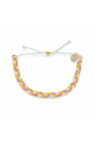 MULTI BRAIDED BRACELET | STRAWBERRY LEMONADE