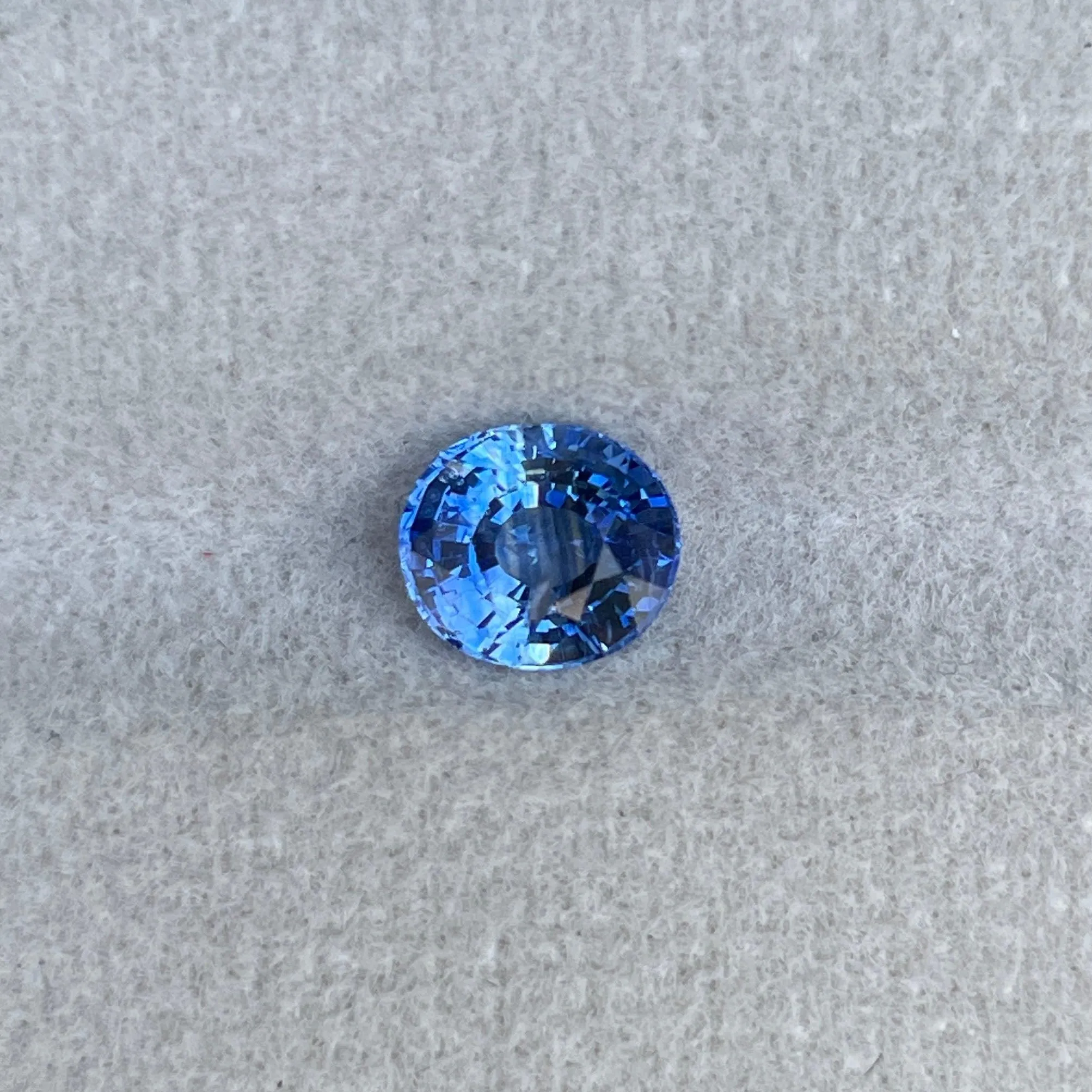 Natural Blue sapphire Oval cut, Santorini Blue sapphire 1.27 crt. Unmounted, Faceted Loose Gemstones for Jewelry Makings