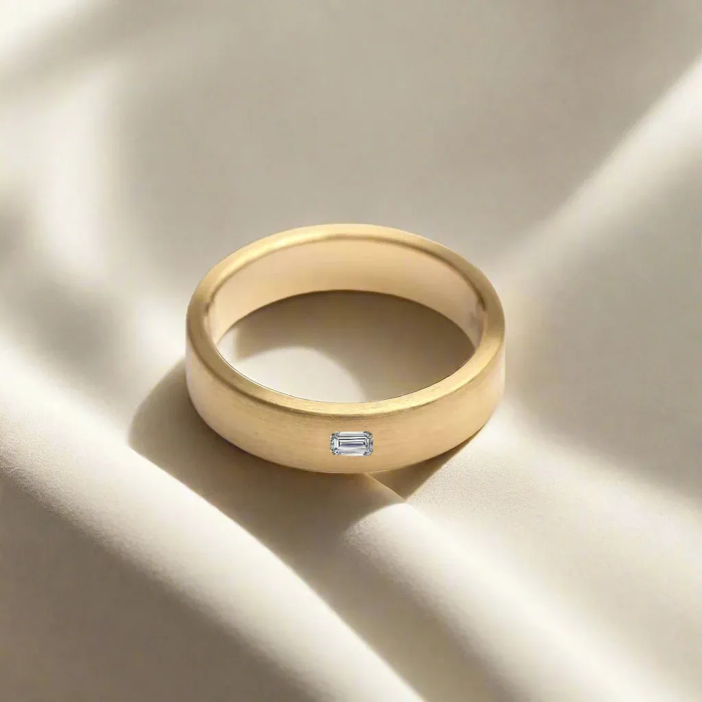 'No. 11' Wedding Band (Diamond)