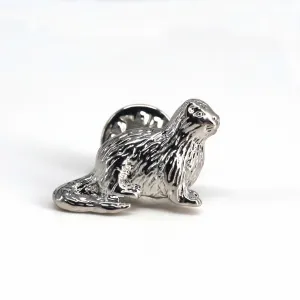 Otter Singapore Silver Pin Azthom