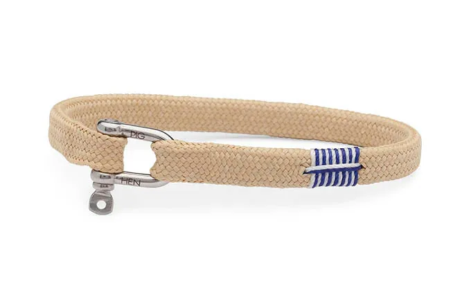 PIG & HEN - Vicious Vik Rope Bracelet - Sand