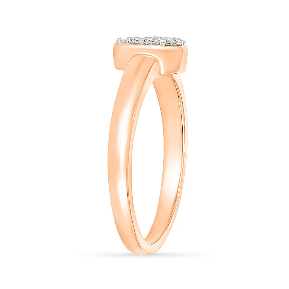 Prolate Gold & Diamond Ring