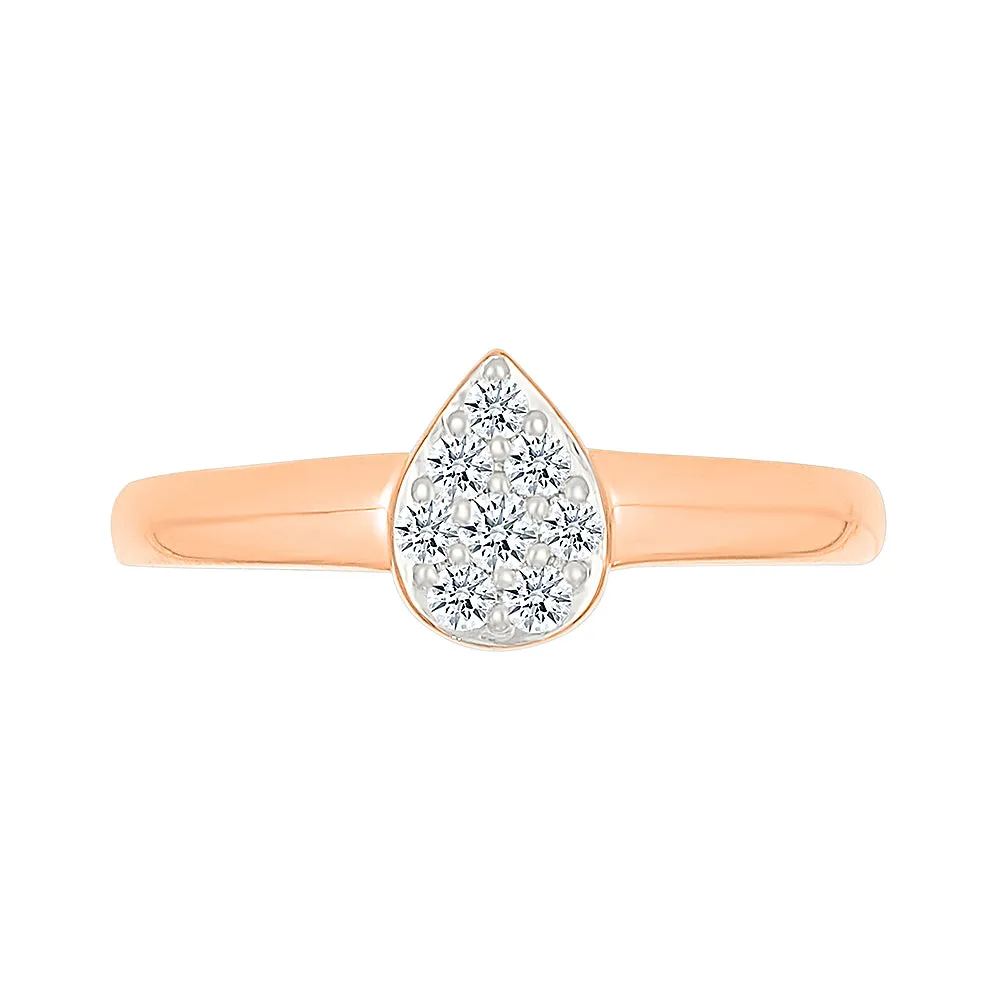 Prolate Gold & Diamond Ring