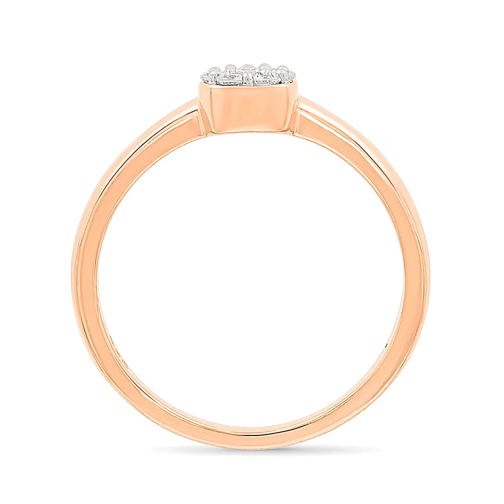 Prolate Gold & Diamond Ring