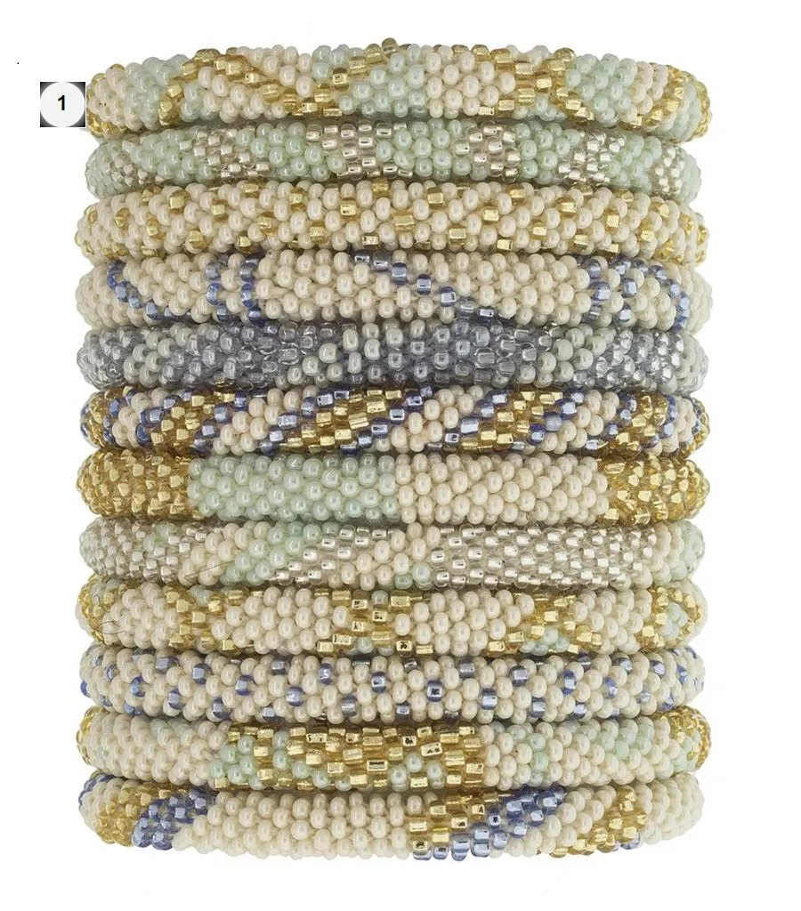 Roll-On Beaded Bracelets - Capri Coast