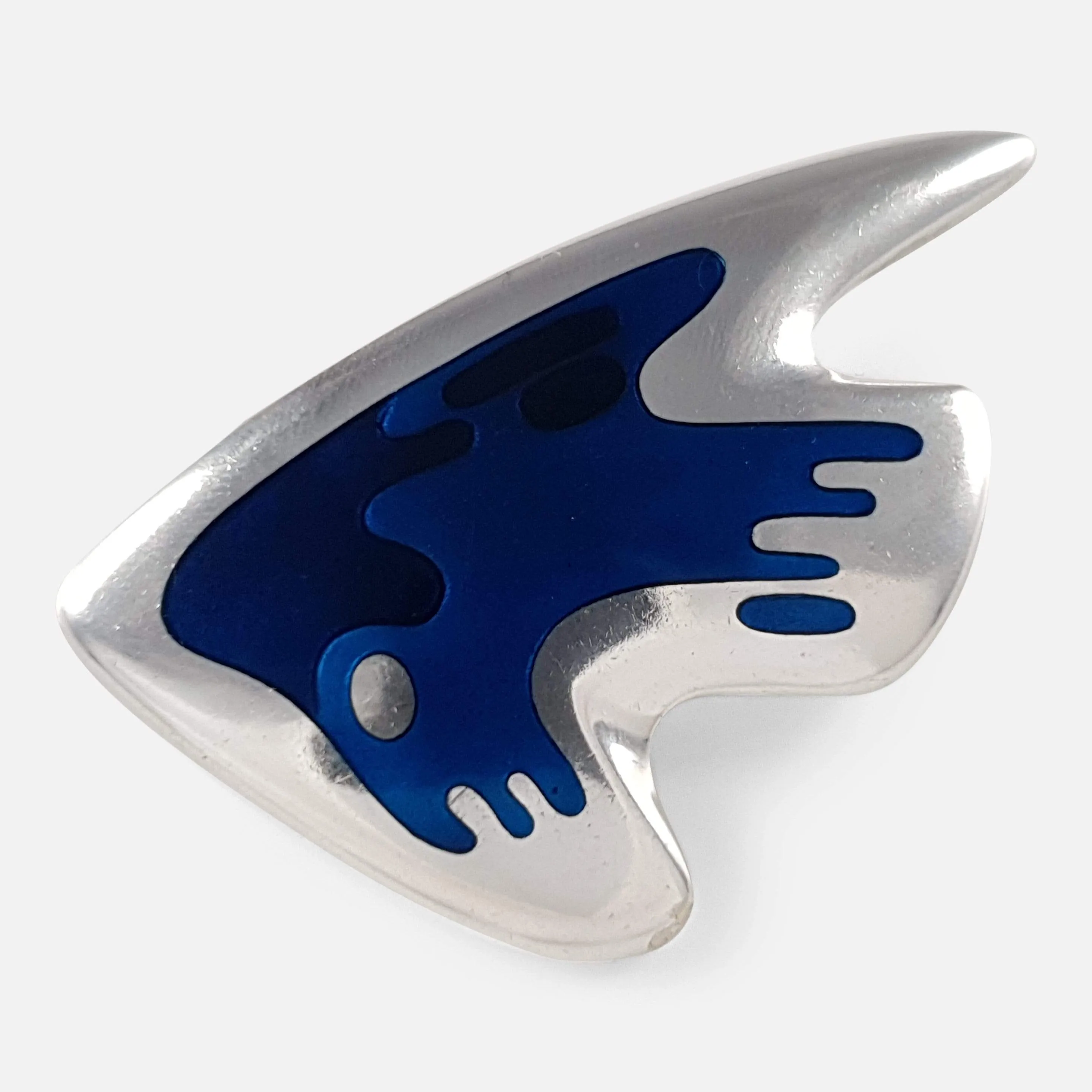 Silver and Enamel Brooch #307, Georg Jensen