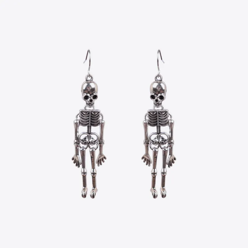 Skeleton Alloy Earrings