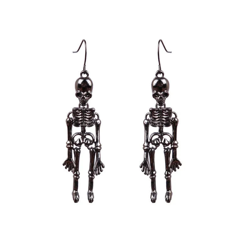 Skeleton Alloy Earrings