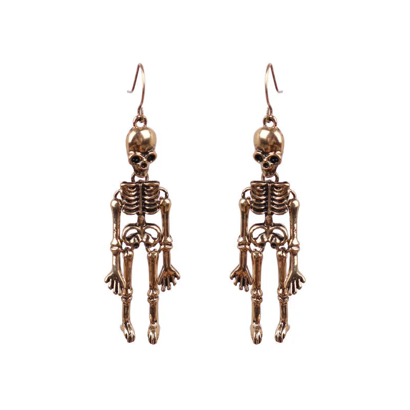 Skeleton Alloy Earrings