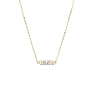 'Soiree' Mood Pendant Necklace with Marquise Diamonds