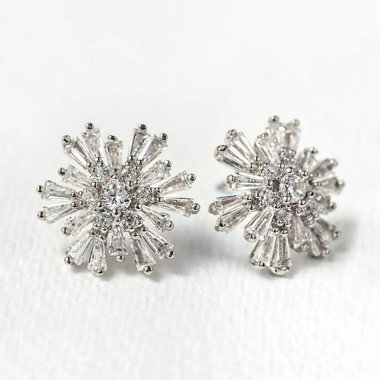 Star Crystal Stud Earrings