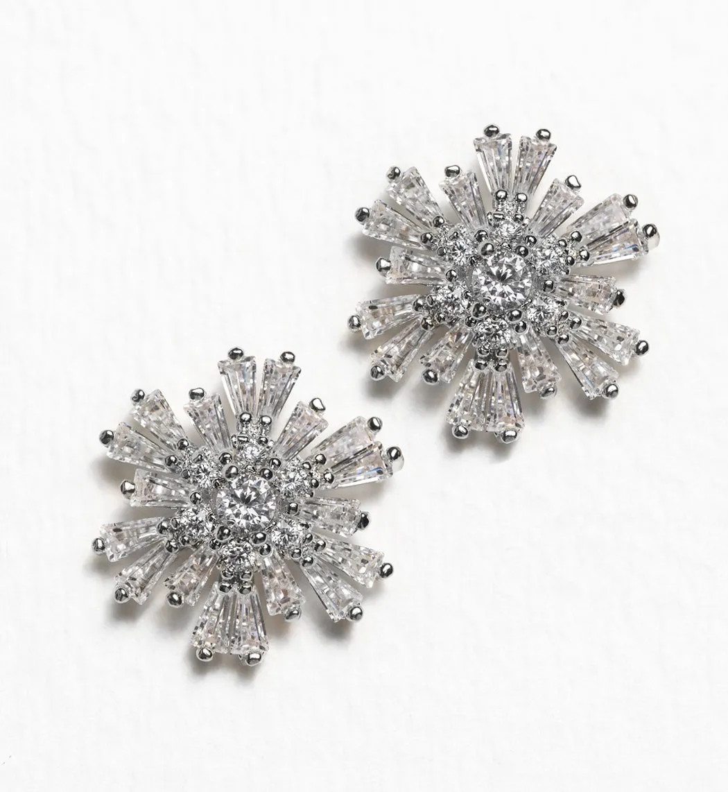 Star Crystal Stud Earrings