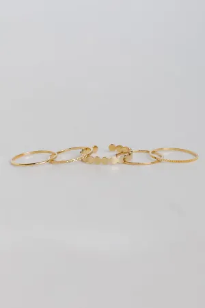 Stella Gold Ring Set