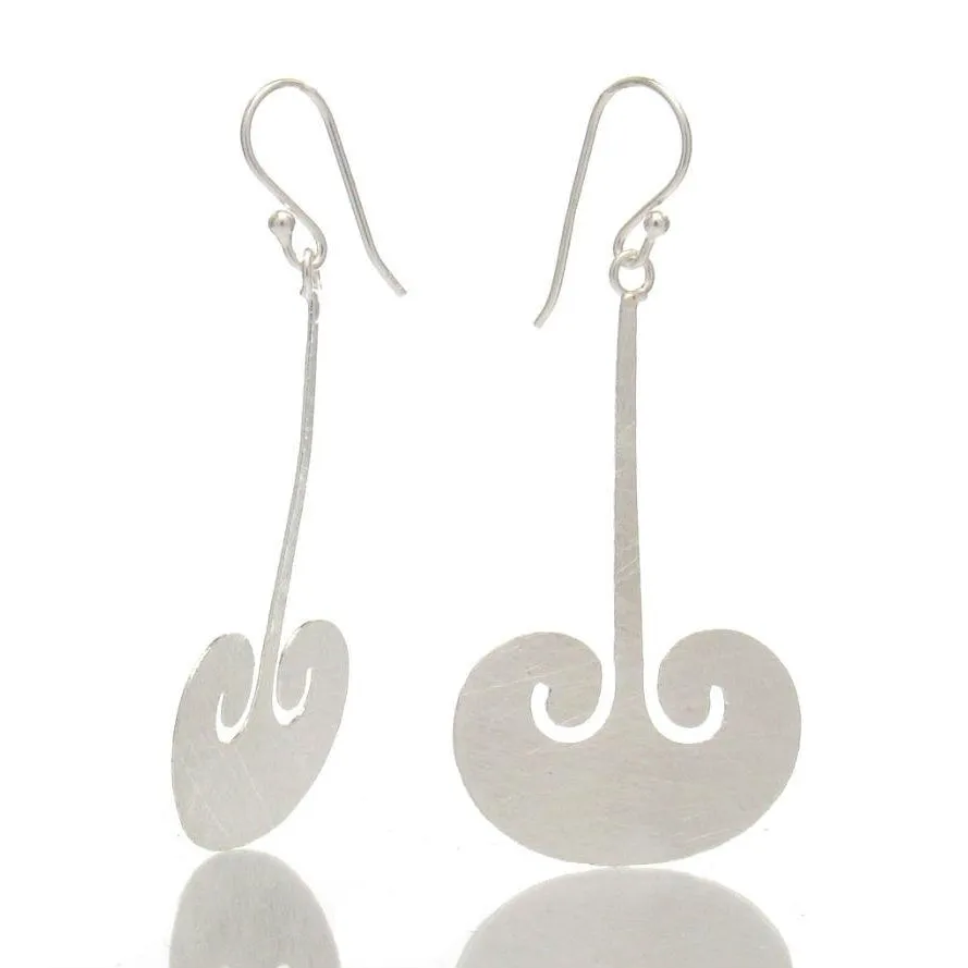 Sterling Silver Magic Cloud Hook Earrings