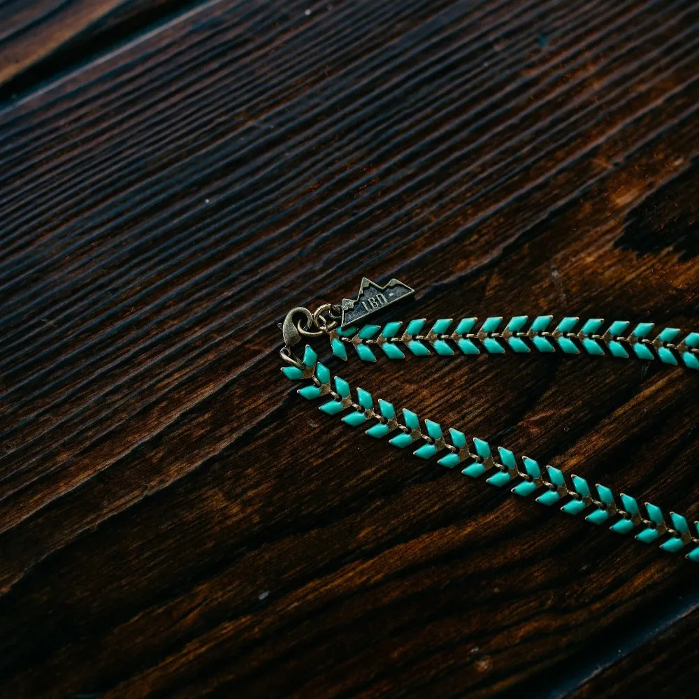 Turquoise Fishtail Necklace