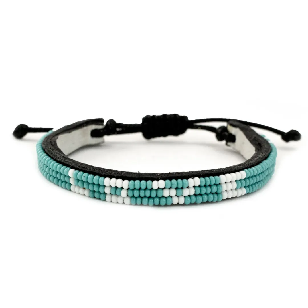 Turquoise Skinny LOVE Bracelet - Small