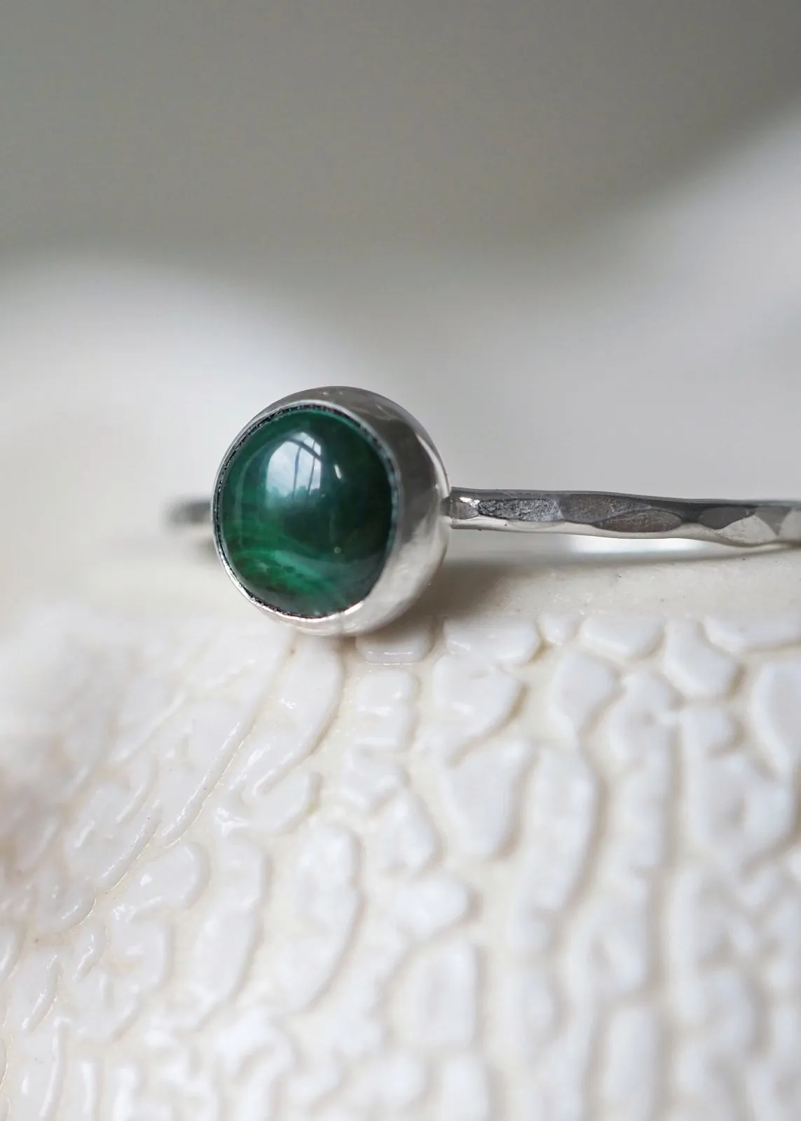 Ursa Minor - Smooth 6mm Gemstone Ring