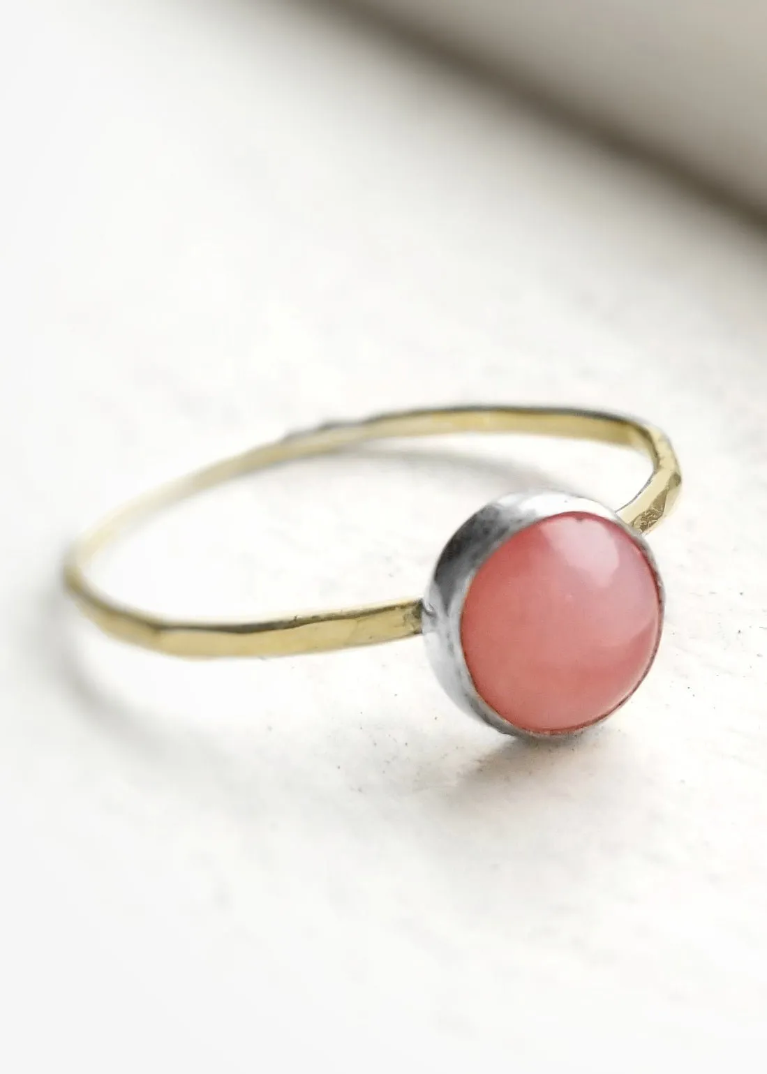 Ursa Minor - Smooth 6mm Gemstone Ring