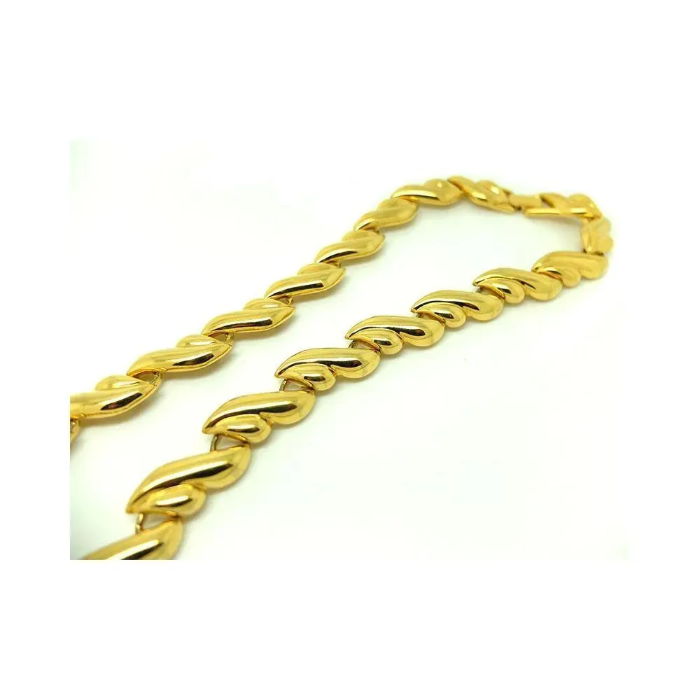 Vintage 1980s Napier Gold Chain Necklace