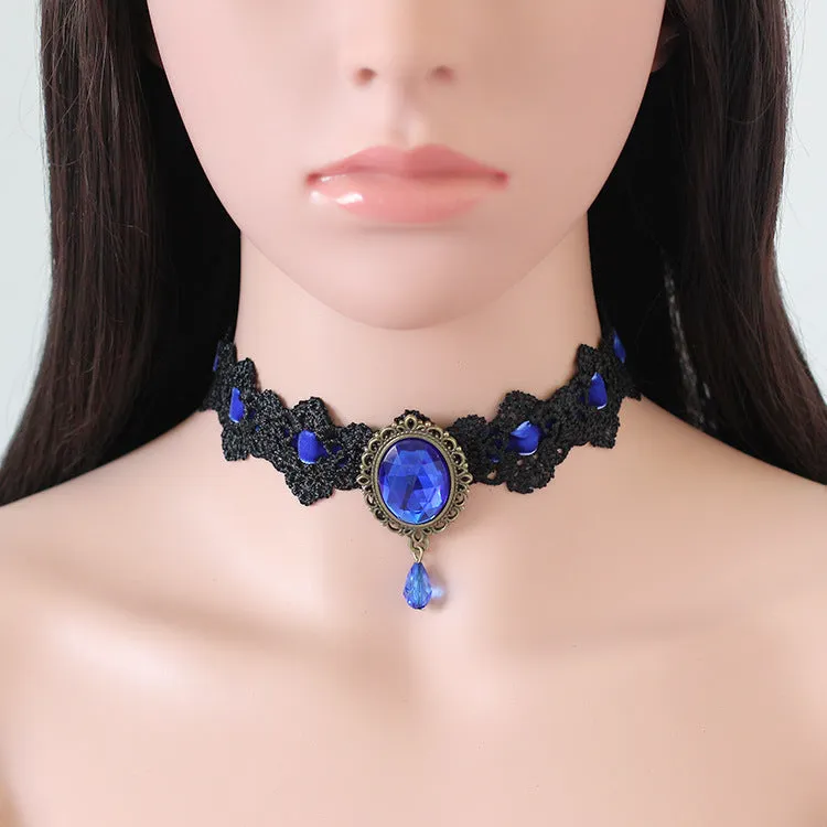 Women's Lace and Velvet  Necklace