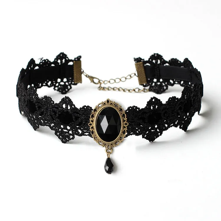 Women's Lace and Velvet  Necklace